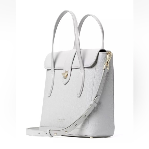 New Kate Spade Essential Medium North South Tote Pebble Leather Luna - Picture 2 of 6